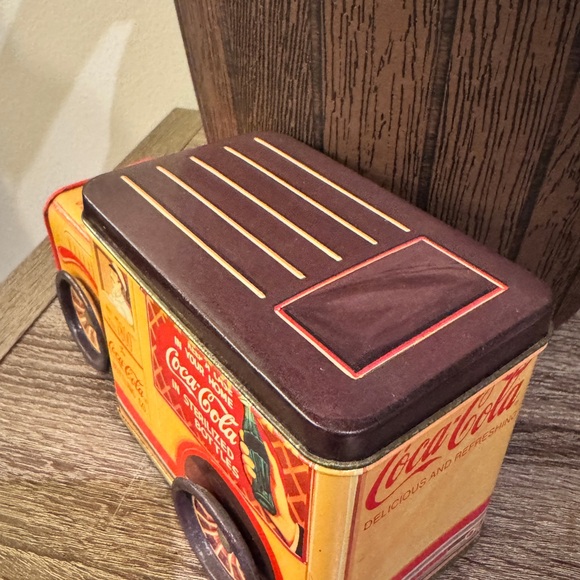 Vintage Coca Cola Vintage Toy Truck - Yellow and Red - Picture 3 of 5